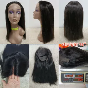 Pelucas rectas Letsfly cabello humano al por mayor 4x4 5x5 13x4 transparente HD peluca frontal de encaje pelucas largas naturales cabello humano