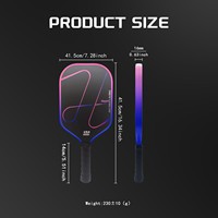 Für Hellfire Brandneuer 16mm Schaumkern-Paddel T700 Carbonfaser-Pickleball-Schläger MPP-Kern USA-Zertifiziert Direktverkauf ab Werk