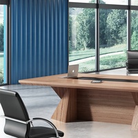 Wessexome — meuble de bureau moderne, table de réunion en bois, de bonne qualité, pour 12 personnes