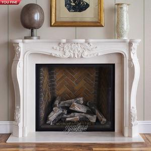 Камин из белого мрамора - Product Image 5