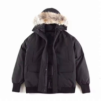 Veste parka d'hiver pour homme avec capuche en fausse fourrure, manteau rembourré chaud, coupe-vent, multi-poches, épais, pour l'extérieur, par temps froid