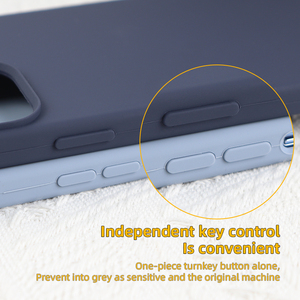 Biểu Tượng Tùy Chỉnh Ban Đầu Mềm Chống Sốc <span class=keywords><strong>Silicone</strong></span> Lỏng Trường Hợp Điện Thoại Cho Ipnone 15 Xr 11 12 13 14 Pro Max - Product Image 4