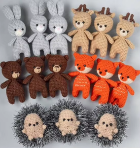 Juguete de Peluche de Animales del Bosque para Bebés, Zorro, Oso, Conejo, Ciervo, Erizo, Ardilla, Búho, Mapache, Mapache Blanco, Alce - Product Image 4