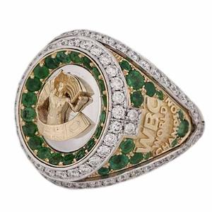 热卖定制摔跤冠军戒指运动队奖制造合金CMA认证公主切割直接中国制造商 - Product Image 2