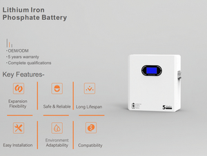 Système de stockage d'énergie solaire domestique modulaire <span class=keywords><strong>BEVE</strong></span> 5,12 kWh LiFePO4 pour usage résidentiel, compatible hors réseau/hybride - Product Image 5