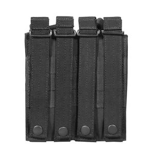 Yakeda Equipo डबल पत्रिका पाउच MOLLE सामान बैग काले छलावरण Tactico सामरिक बनियान बैग 5.56 पत्रिका पिस्तौलदान - Product Image 5
