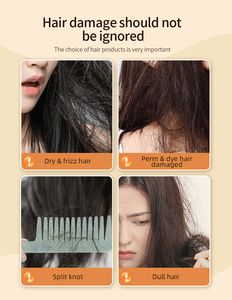Augeas 3 en 1 Soin réparateur intensif anti-chute de cheveux à base de gingembre et de ginseng, hydratant en profondeur, masque capillaire pour cheveux secs et abîmés à la kératine - Product Image 5