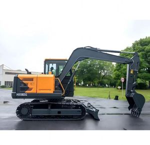 Excavadora Hidráulica Mediana HX80G de 8 Toneladas, Tipo Oruga, para Proyectos de Infraestructura Agrícola - Product Image 2