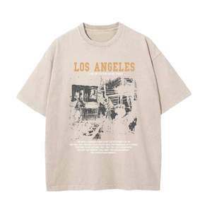 OEM Bán Buôn Nhà Máy Trực Tiếp Tùy Chỉnh Người Đàn Ông T Áo Sơ Mi Và Quần Short Thiết Lập Mùa Hè Heavyweight Bông Trống Quá Khổ Bông Áo Thun - Product Image 4