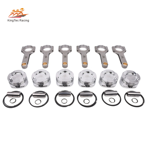 Pistons et bielles forgés pour <span class=keywords><strong>BMW</strong></span> <span class=keywords><strong>528i</strong></span> <span class=keywords><strong>E39</strong></span> <span class=keywords><strong>1996</strong></span> 1997 1998 1999 2000 M52B28 2.8L Inline-6 Turbo Conversion Performance Parts - Product Image 6