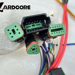 <b>Battery</b> Wiring Harness with Socket Connector Pin Connector <b>Terminal</b> and Pin 176-1397 1761397 for 345B II MH 345B II W345B II - Product Image 2