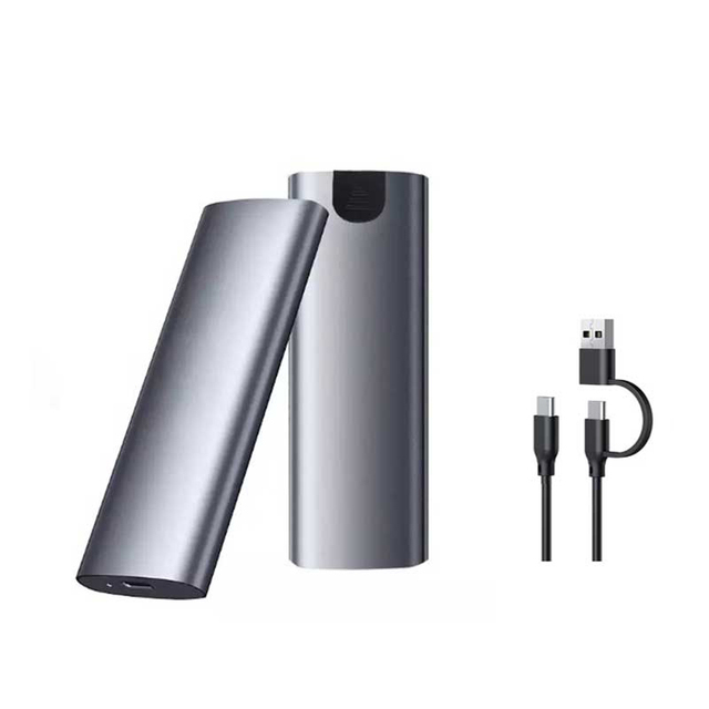 M.2 NVME SATA Dual Protocol SSD Aluminum Enclosure High Speed Portable 4TB External Ssd PCIE SATA NGFF M2 Type C SSD case