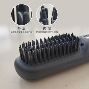 Plancha de pelo inalámbrica recargable, portátil, de viaje, con iones negativos y revestimiento de turmalina de titanio para cabello seco - Product Image 2