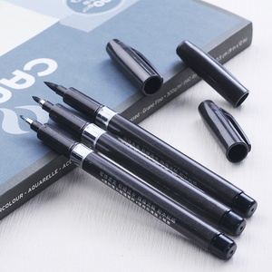 Penna <span class=keywords><strong>nera</strong></span> importata della spazzola di calligrafia con il Set dell'acquerello del pennino - Product Image 5