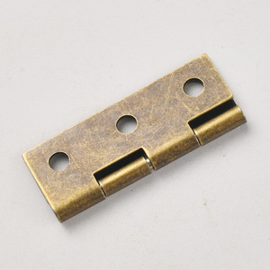 Charnière de meuble 30x43mm en bronze, montage en surface, style traditionnel, antirouille, type H - Product Image 2