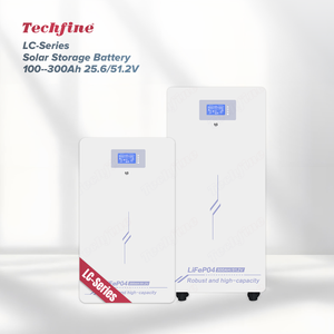 แบตเตอรี่ลิเธียมโซลาร์สำรองพลังงานติดผนัง 100Ah 200Ah 230Ah 300Ah 314Ah LiFePO4 25.6V 51.2V พร้อมระบบจัดการแบตเตอรี่ในตัว (BMS) - Product Image 2