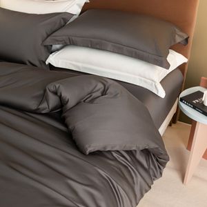 ชุดเครื่องนอน250tc โรงแรมหรูชุดเครื่องนอนผ้าฝ้ายพร้อมปลอกหมอน - Product Image 4