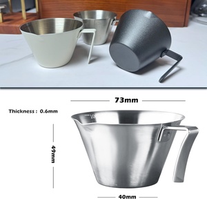 อุปกรณ์เสริมกาแฟเอสเพรสโซ่สแตนเลส ถ้วยตวงกาแฟพร้อมสเกลคู่ - Product Image 3