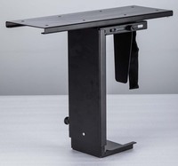 Ordinateur de bureau moderne en acier écologique à hauteur réglable pour PC, support de montage du processeur, tour de comptoir, ordinateur de bureau à domicile