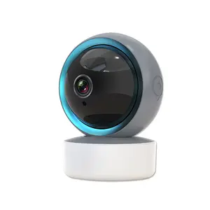 UGO-Cámara IP de 2MP con WiFi, cámara de red inteligente con visión nocturna para interiores, Audio bidireccional Tuya