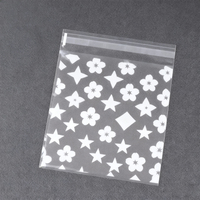 Vente en gros Sacs en plastique BOPP auto-adhésifs transparents de taille personnalisée pour l'emballage individuel de biscuits, bonbons pour les chaussettes de boulangerie