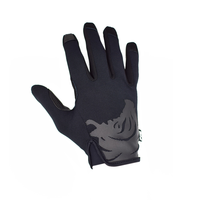 Haute qualité hommes léger patrouille rappel gant peau serré cuir de chèvre paume gants tactiques avec fonction écran tactile