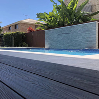 WPC terrasse classique extérieur bois plastique Composite isolation thermique terrasse terrasse frais été Surface