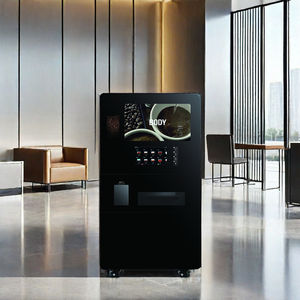 Machine à café fraîchement <span class=keywords><strong>moulu</strong></span> commerciale entièrement automatique avec code QR / lecture de <span class=keywords><strong>carte</strong></span> - Product Image 4
