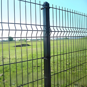 Panneau de clôture en treillis métallique 3D de haute qualité, revêtu de PVC, treillis métallique soudé galvanisé <span class=keywords><strong>pour</strong></span> clôture extérieure - Product Image 5