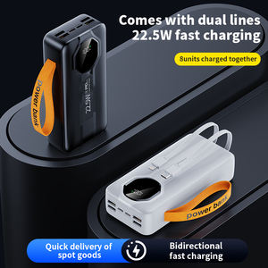 Banco de Energía Portátil de Alta Capacidad 30000mAh con Carga Rápida de 22.5W, Pantalla Digital y 4 Salidas USB-C - Product Image 3