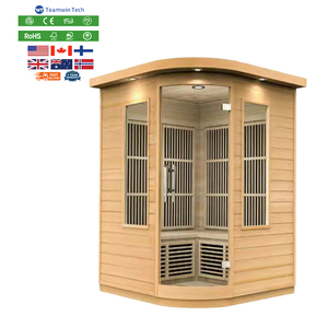 Nouvelle Arrivée - Cabine de Sauna Infrarouge à Spectre Complet pour 2 Personnes, Faible EMF, Thérapie par Lumière Rouge, Design Moderne, Usage Domestique Intérieur - Vente Flash - Product Image 1