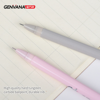 Stylos mignons en plastique GENVANA, vente en gros d'usine, pointe ultra-fine de 0,35 mm, stylo gel à pointe aiguille, papeterie de bureau et scolaire, personnalisable