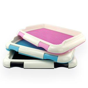 Eco-Friendly Reutilizável Puppy Pad Bandeja Portátil Indoor <span class=keywords><strong>Dog</strong></span> Litter Box Pee Baffle Training <span class=keywords><strong>Dog</strong></span> WC para gatos Material plástico - Product Image 2