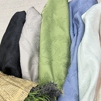 Nouveauté : tissu jacquard brodé texturé 3D à motifs floraux, finition brillante personnalisée, pour robe de créateur
