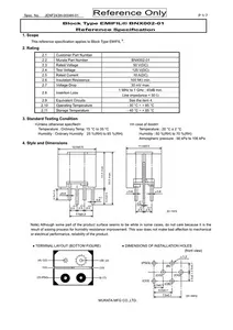 BNX002-01 Plug-in EMI lọc tiếng ồn BNX002-01