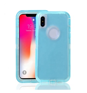 3 en 1 Heavy Clear Transparent Clip Defender Robot Armor Phone Case pour <span class=keywords><strong>iPhone</strong></span> 6 7 8 11 12 13 Plus <span class=keywords><strong>X</strong></span> XS Max - Product Image 5