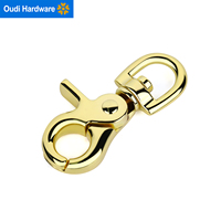 Vente en gros de crochets métalliques de haute qualité, boucles en alliage de zinc, clips pivotants, mousquetons, accessoires pour sacs