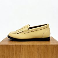 Mocassins en cuir pour femmes, tendance mode de haute qualité, 100% cuir véritable, respirants, légers, à enfiler, chaussures OEM en gros
