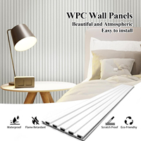Panel de Pared WPC de Madera Ecológica Directo de Fábrica, Revestimiento de Pared Resistente a la Humedad, Paneles de Techo para Decoración de Hoteles y Pensiones