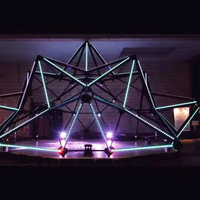 Barra de Luces LED para Discoteca de 24V, Iluminación de Barra de Video LED RGB DMX, Tira LED Programable de Píxeles Redondos 5050 / Luces LED para Discoteca