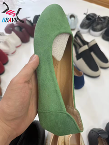 Women's Flat <b>Shoes</b> Bow PU Upper Rubber Outsole Pointed Toe <b>Soft</b> Sole Cheap Mix Design Wholesale SecondHand - Product Image 4