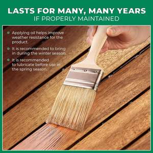 Baldosas de Madera para Terraza y Patio Trasero, Uso en Exteriores, Protección Ambiental, Baldosas de Madera Maciza Encajables para Patio - Product Image 5