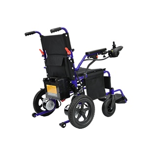 24V/250W * 2 pièces moteur à brosse <span class=keywords><strong>tout</strong></span> <span class=keywords><strong>Terrain</strong></span> hors route voyage pliant léger marcheur Portable fauteuil roulant électrique - Product Image 1