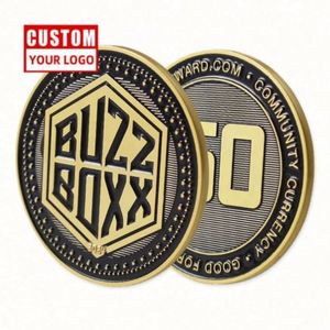 เหรียญที่ระลึกแบบกำหนดเอง ขัดเงาเคลือบอ่อน แกะสลักด้วยเลเซอร์ พร้อมขนาดที่กำหนดเอง - Product Image 1