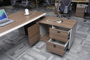 Escritorio de oficina comercial Ceo Escritorio de jefe moderno Muebles de Ceo modernos de lujo Mesa de oficina de madera ejecutiva Ceo Boss de lujo - Product Image 3