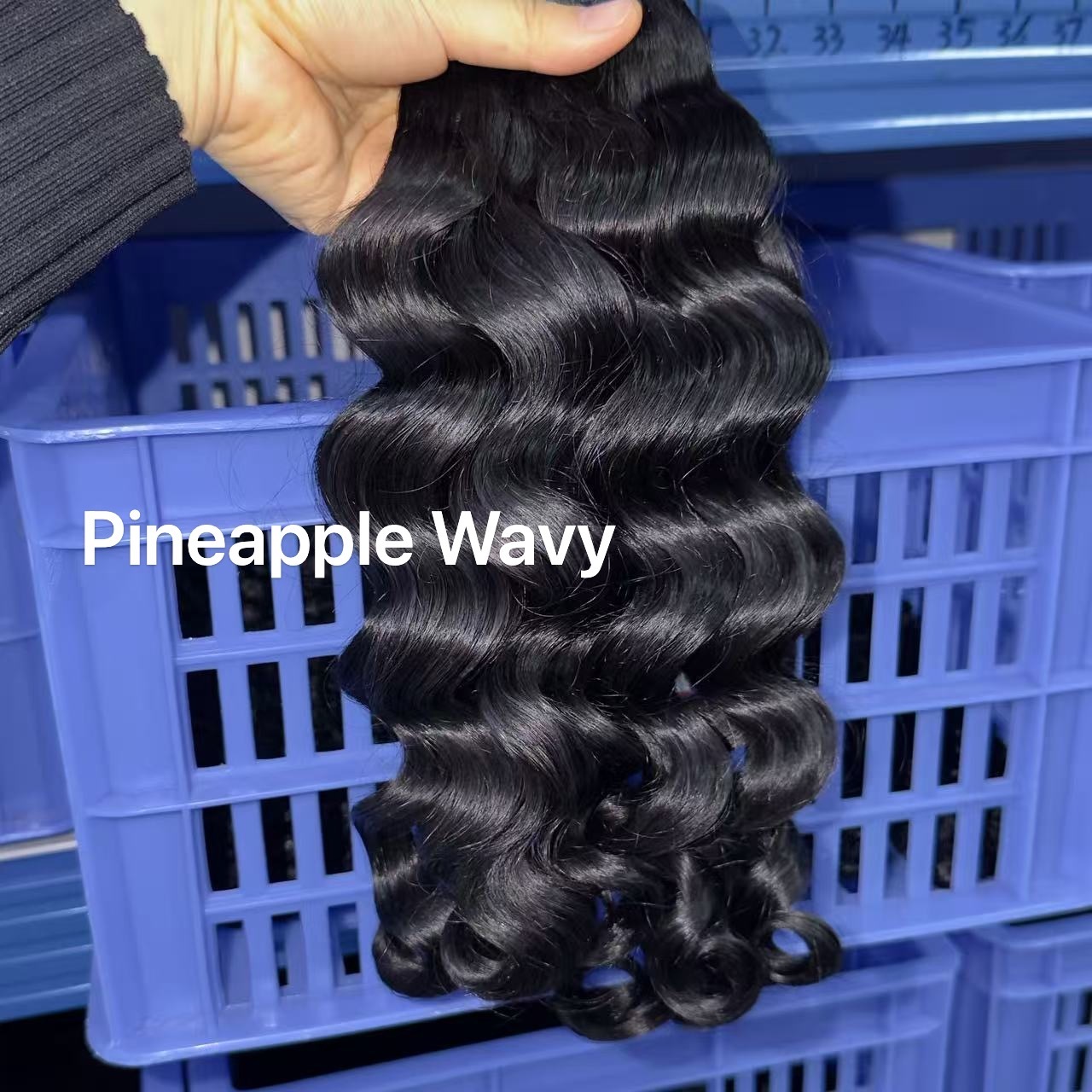 Pineapple wavy 1 bundle