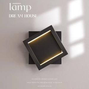 Nouvelle applique murale LED minimaliste nordique en cuivre, lumière dorée moderne de luxe pour chambre à coucher, salon, mur de fond, chevet - Product Image 6