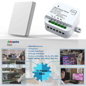Interruptor Cinético Sem Fio <span class=keywords><strong>110V</strong></span>/220V com Controle Remoto, Interruptor <span class=keywords><strong>Dimmer</strong></span> Inteligente OEM ODM, Interruptor de Parede Sem Fio - Product Image 4