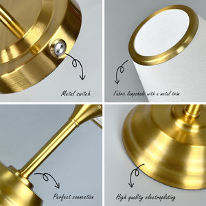 مصباح طاولة لاسلكي رائع ومدمج الطراز ، مصباح ليلي من القماش الرائع ، مصباح طاولة قابل لإعادة الشحن ، مصباح طاولة - Product Image 4