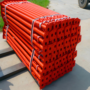 ท่อเหล็กก่อสร้าง Q235 สีแดง ความแข็งแรงสูง วัสดุก่อสร้างอุตสาหกรรม - Product Image 1